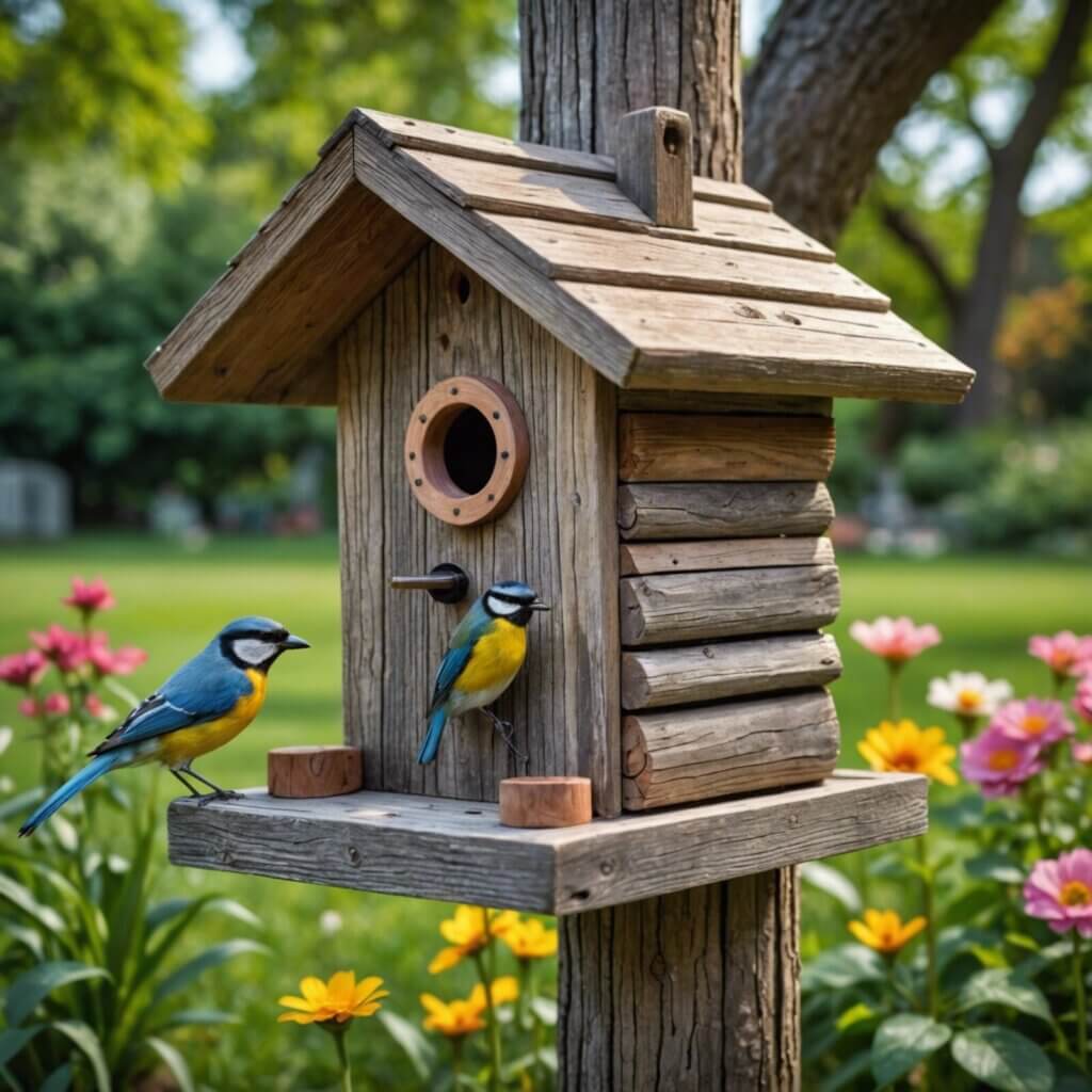 Create your own birdhouses and feeders!