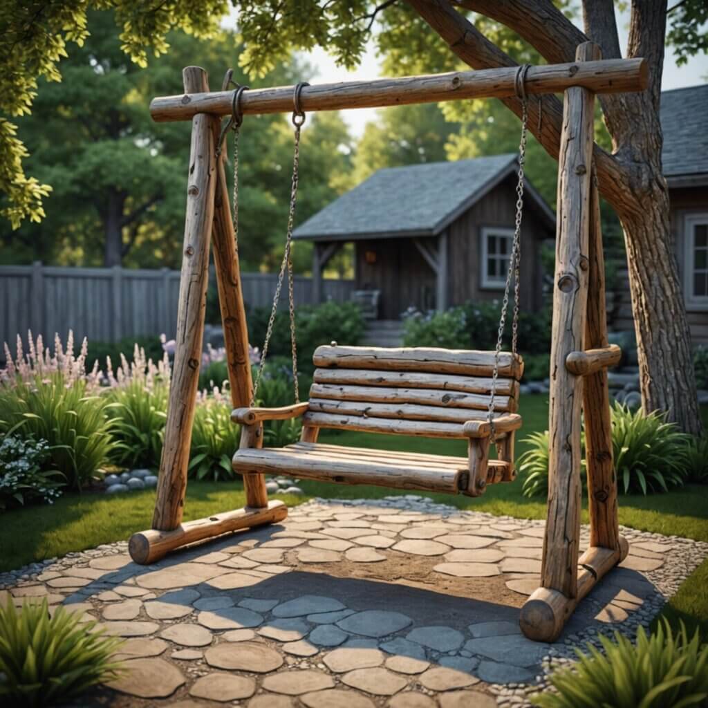 Ideas for creating your own log swing
