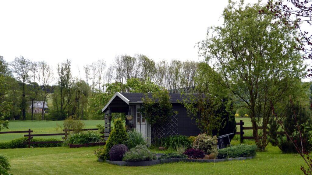 Shed Built from Sustainable Materials