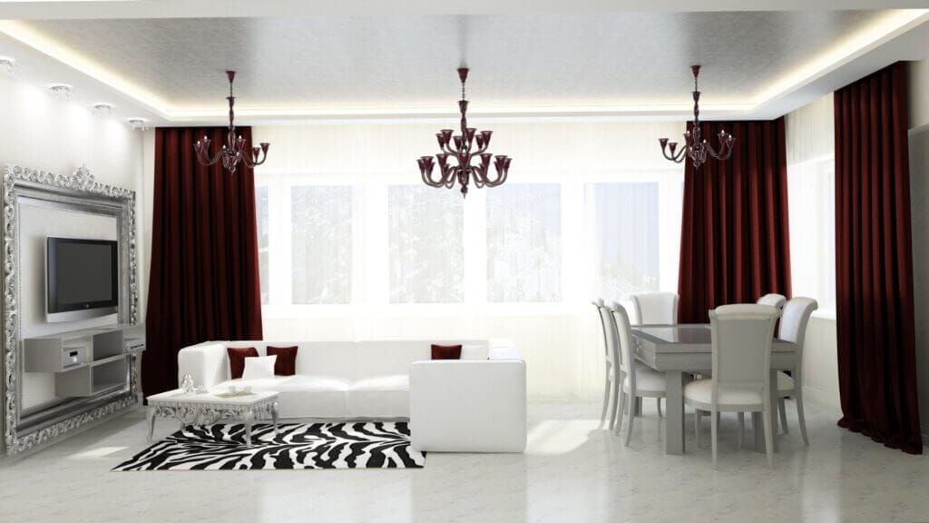 Step into the heart of contemporary domesticity in the form of a stylishly modern living room.