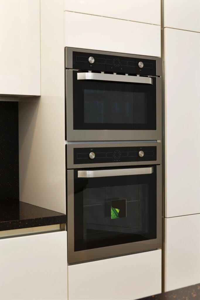 Install a built-in microwave in your kitchen remodel ideas