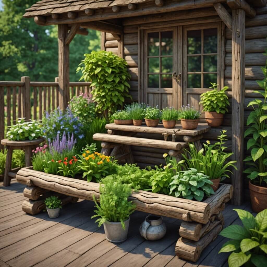 Create a log of the herb garden.