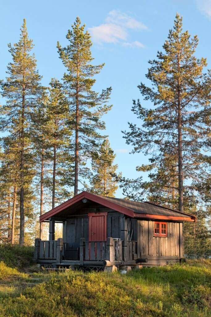 A garden oasis for meditation.