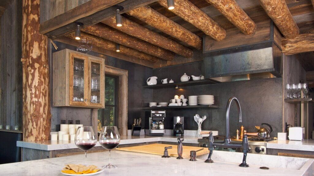 Designing an outdoor kitchen shed.