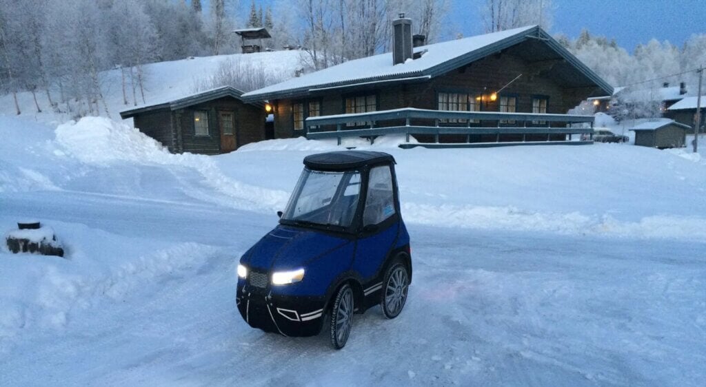 Meet PodRide: The All-Weather E-Bike That Looks Like a Car PodRide, available on Amazon, is a remarkable all-weather, four-wheel e-bike that resembles a car. With PodRide Amazon, you have the freedom to cycle wherever and however you desire.