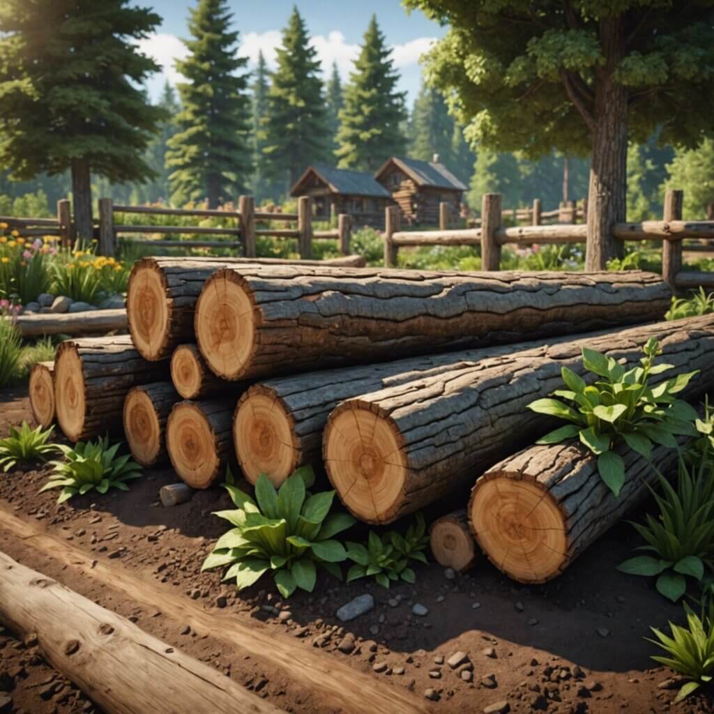 Logs: Nature's Solution to Soil Erosion