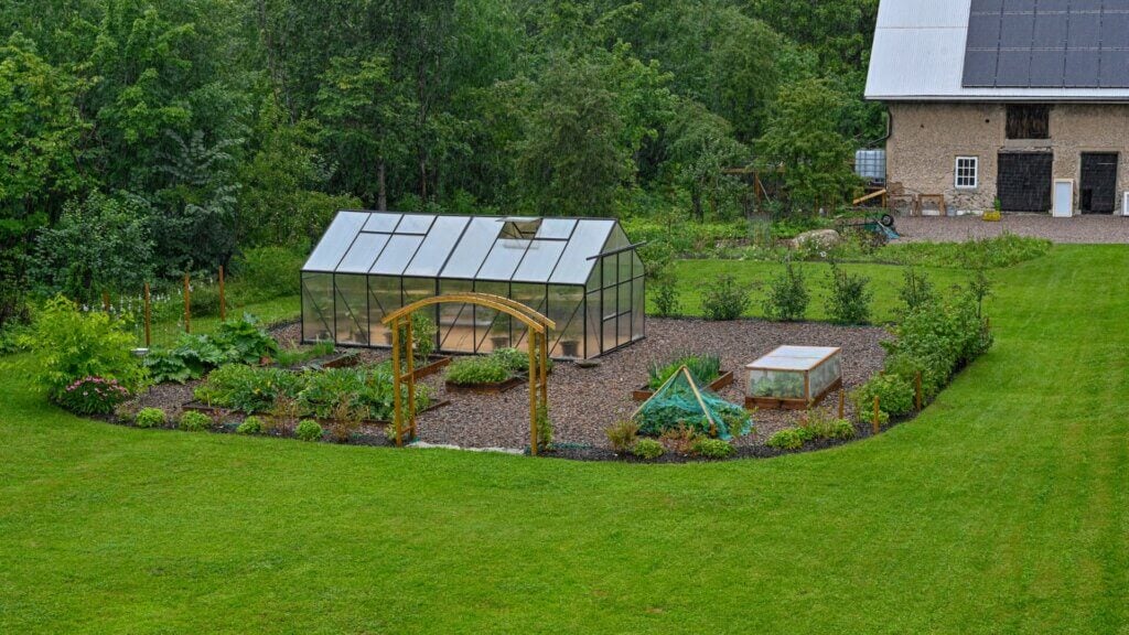 Shed Powered by Solar Energy
