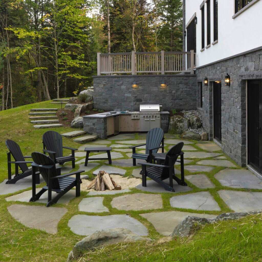 Outdoor Spaces in Stone Cottages