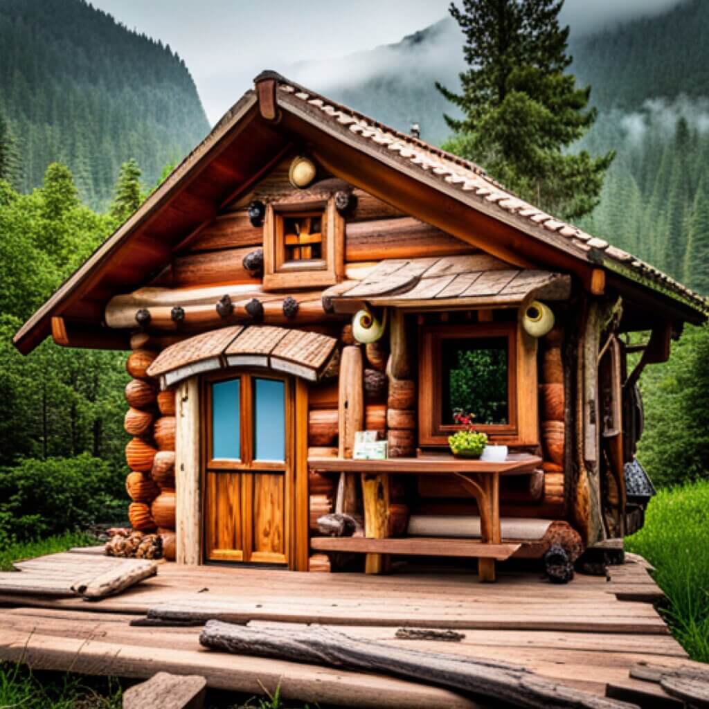 natural wood log projects ideas