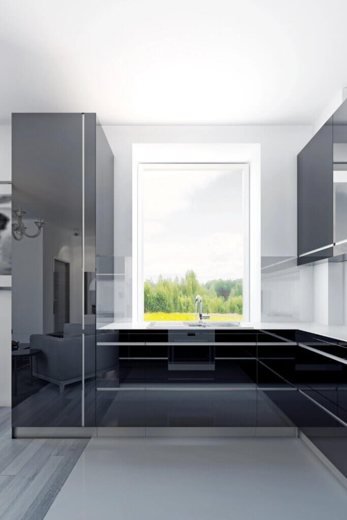 Consider exploring small black and white kitchen ideas if you seek inspiration for a chic and modern kitchen.