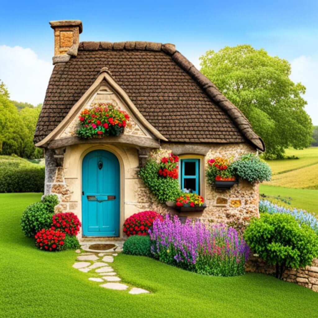 Hocking Hills stone cottage