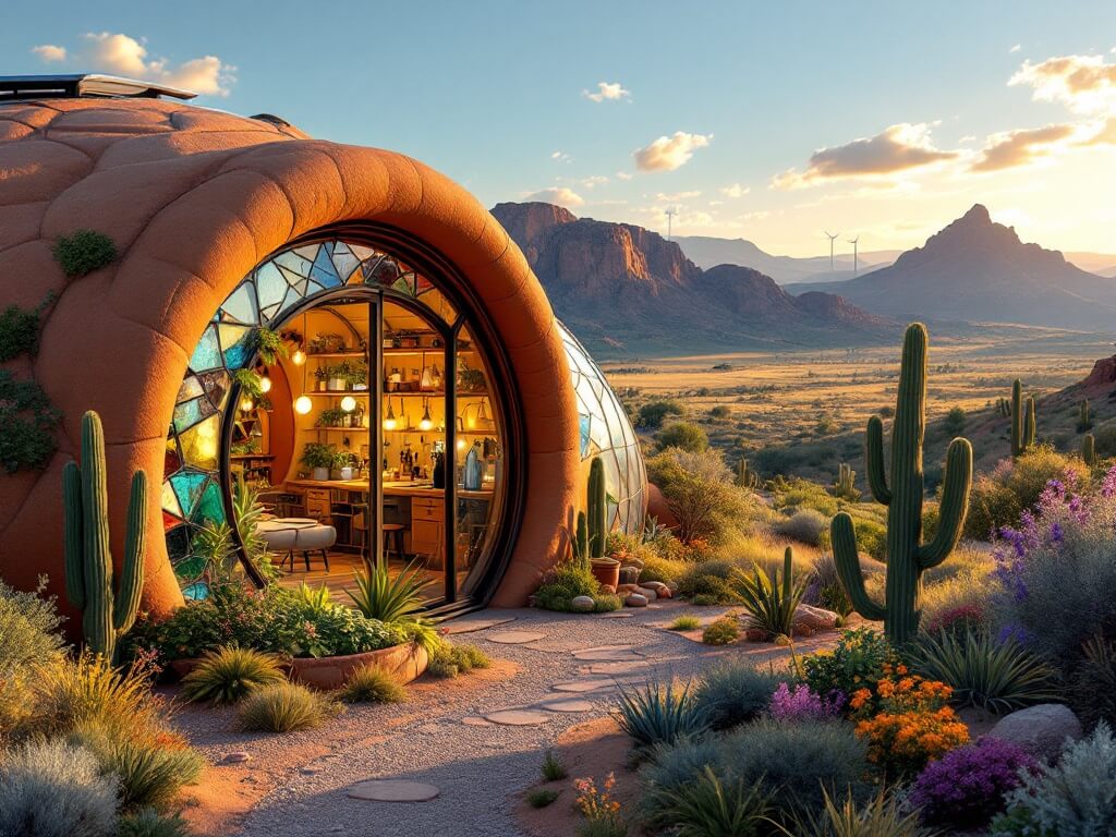 Earthship homes are self-sustaining