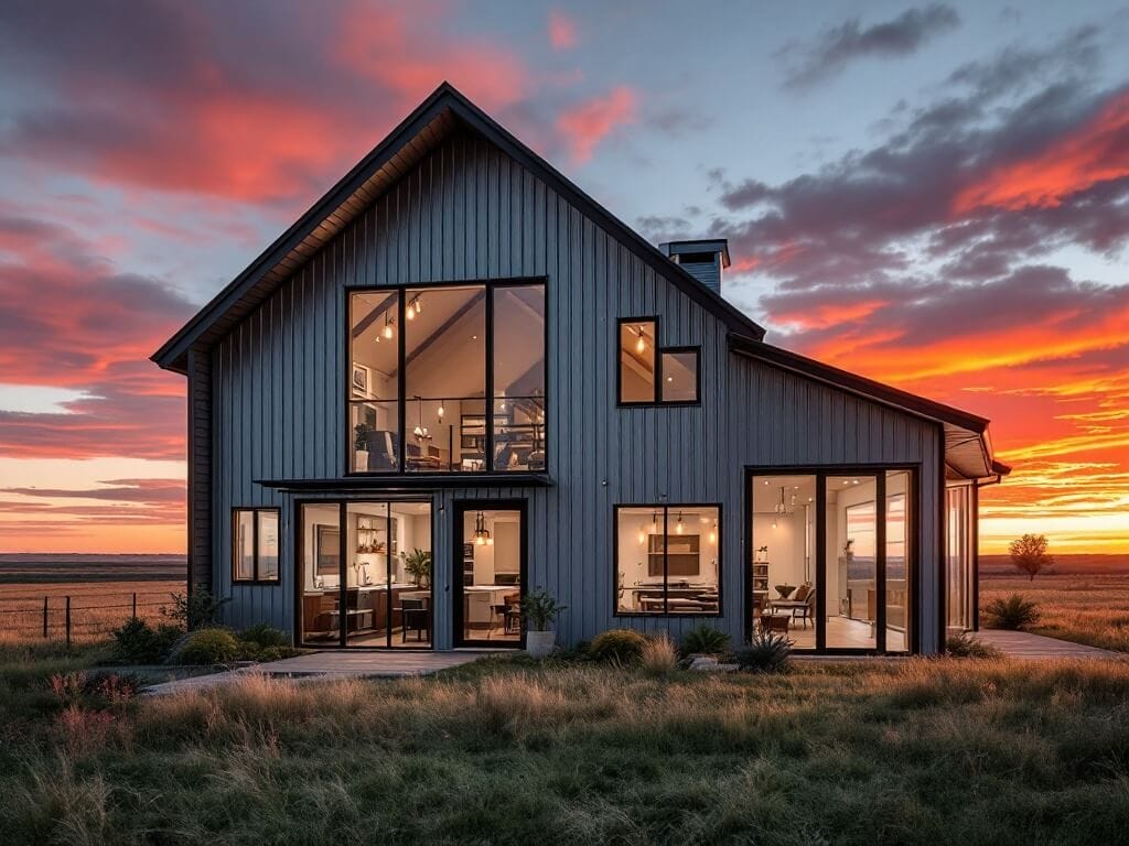 Metal Barn Transformation