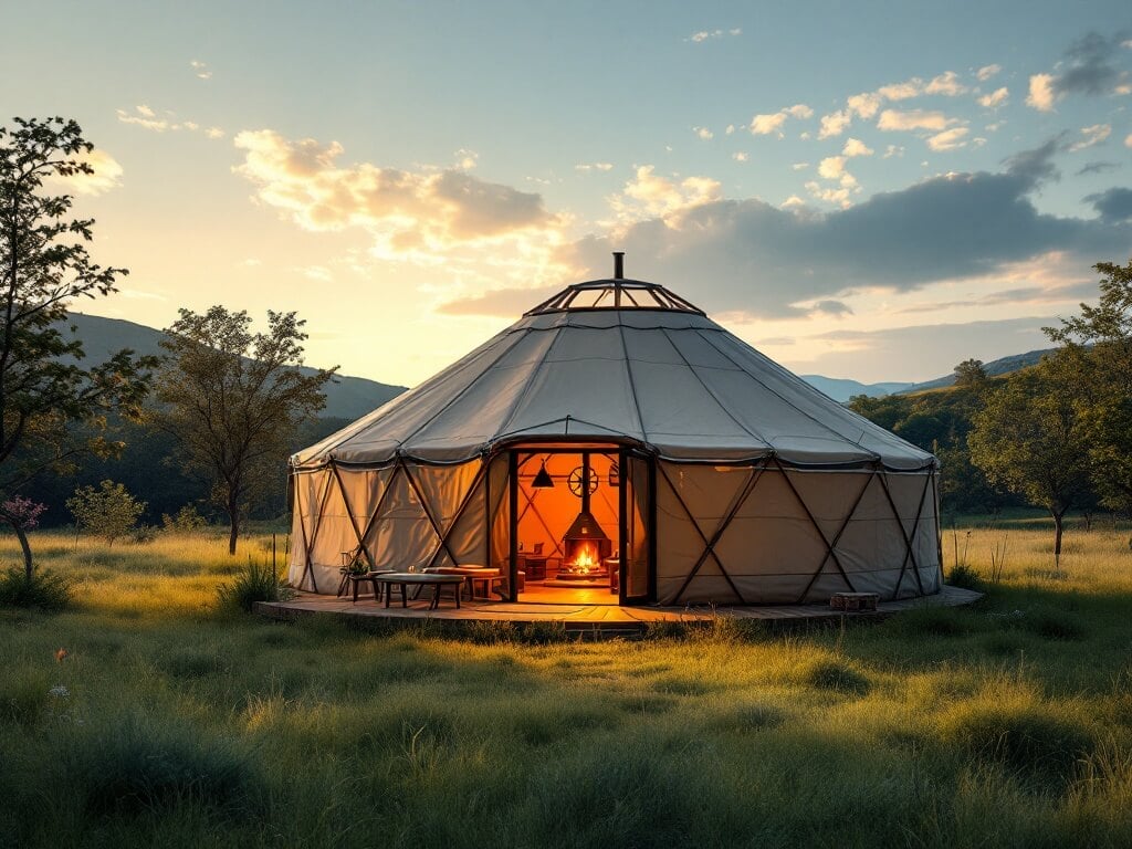 full time yurt living