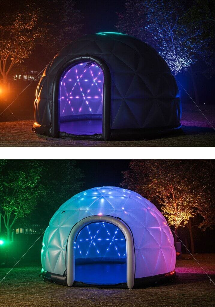 Outdoor Portable Inflatable Igloo Dome Tent