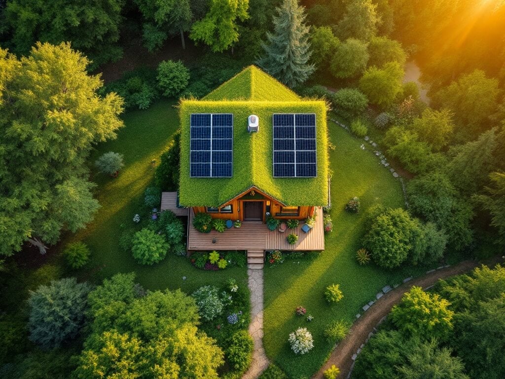 tiny house green love