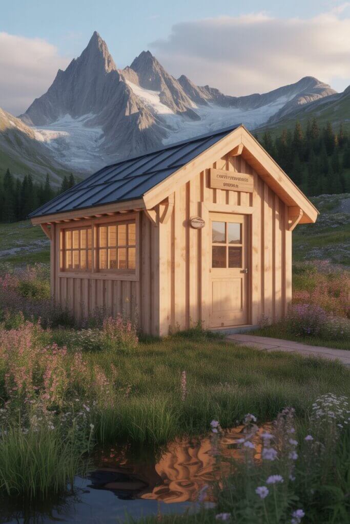 11_Alpine Meadow Office Shed