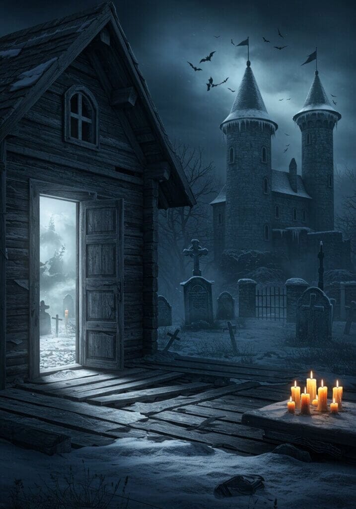 Mysterious Door in a Chalet