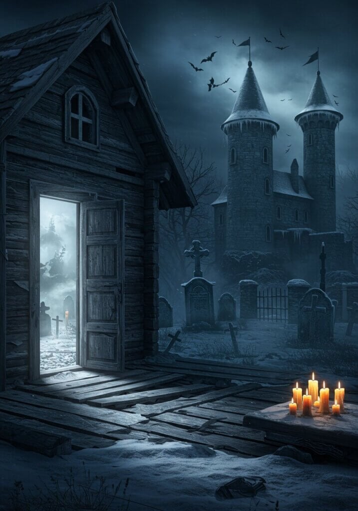 Mysterious Door in a Chalet