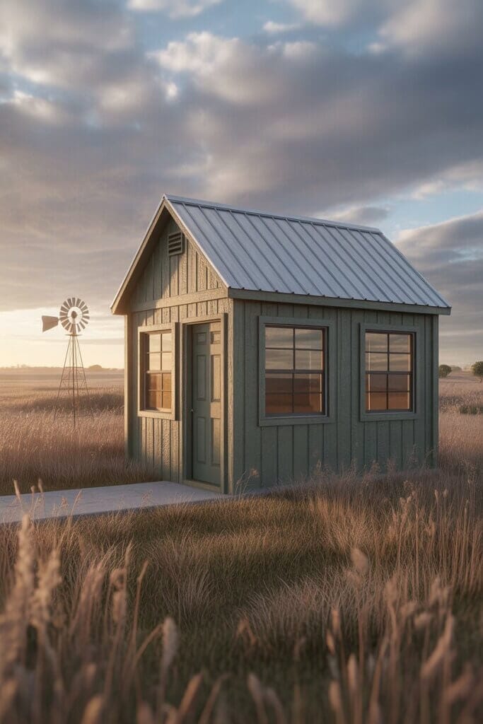 12_Prairie Grassland Office Shed