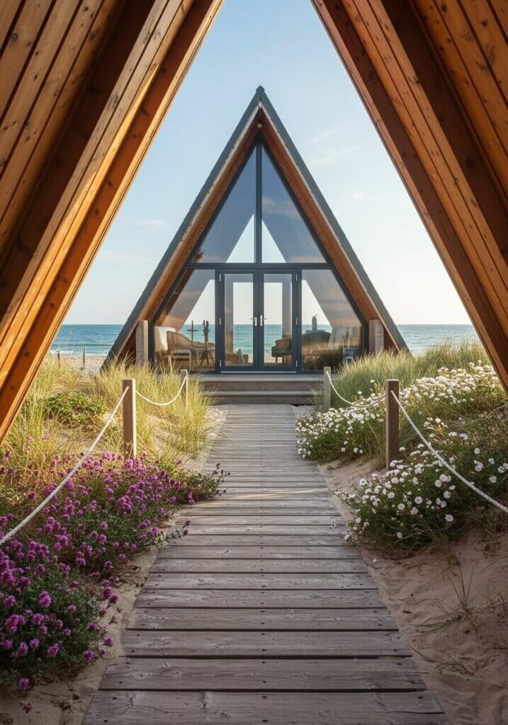 Coastal Scandinavian Tiny Cottage Bliss