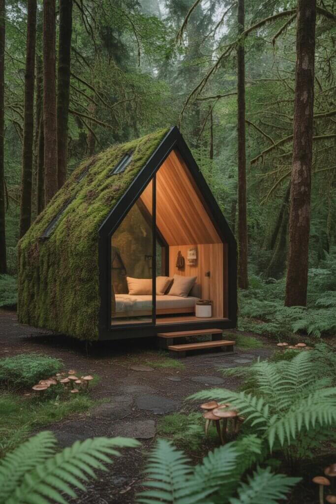 Mossy Marvel in the Woods