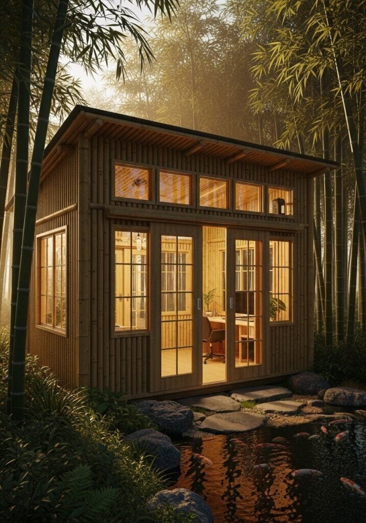 18_Bamboo Forest Office Shed