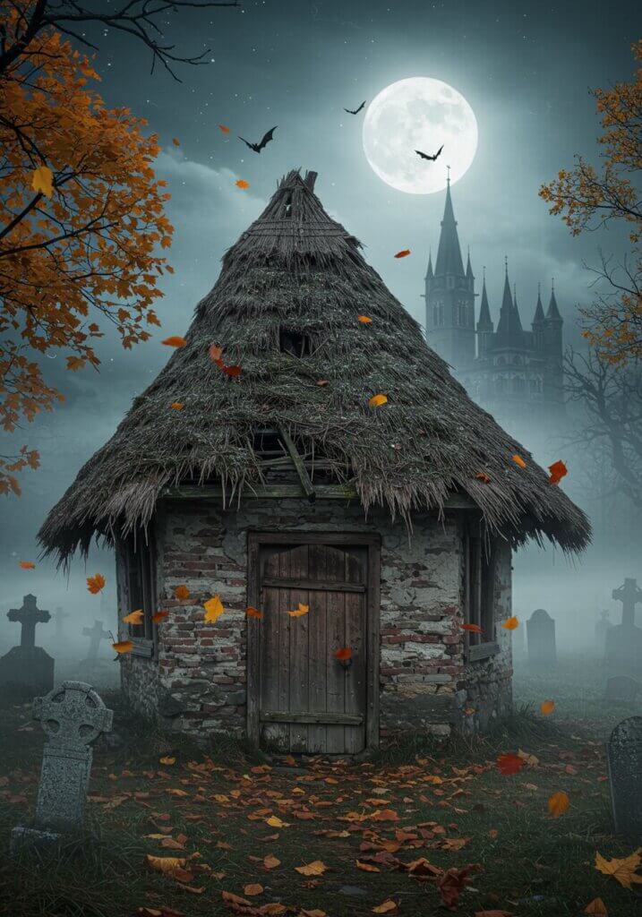 Decrepit Thatched Cottage