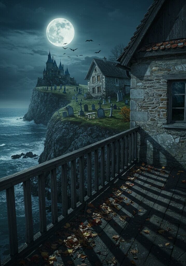 _Cliffside Stone House