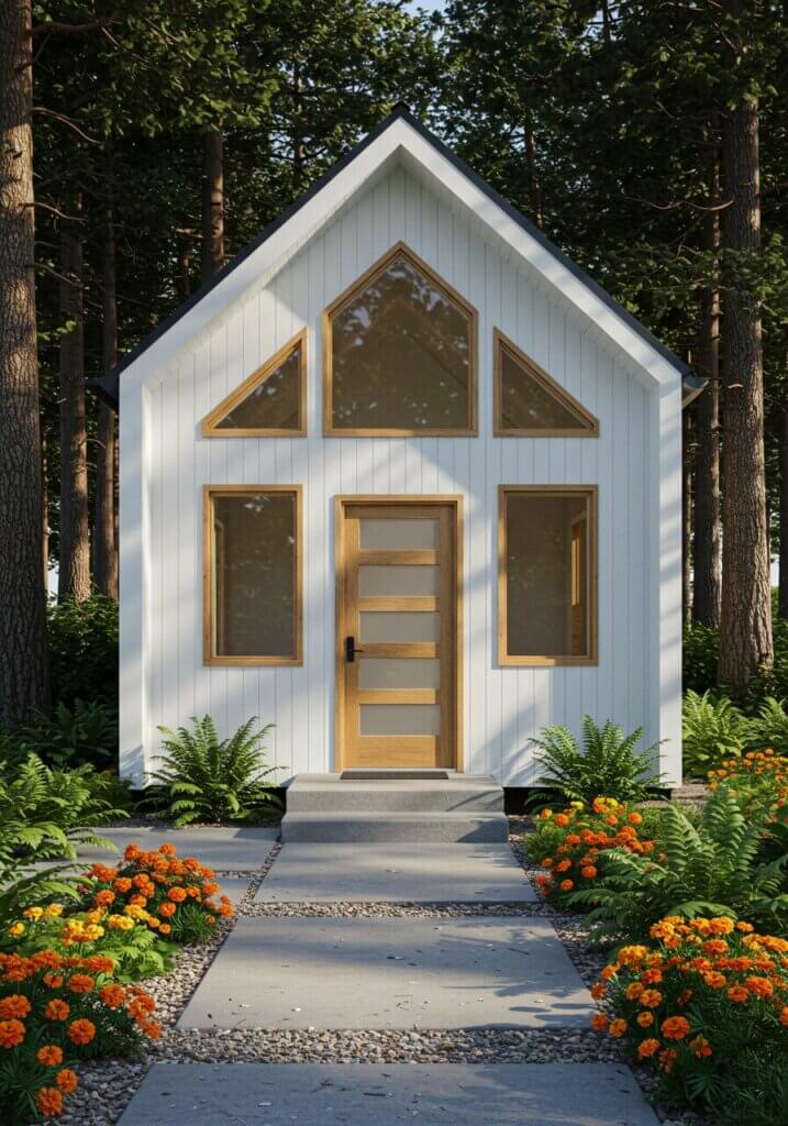 Forest-Chic Scandinavian Tiny House