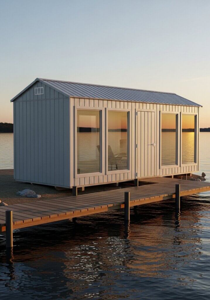 2_Lakeside Serenity Office Shed