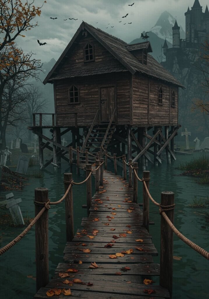 Stilt House over a Swamp