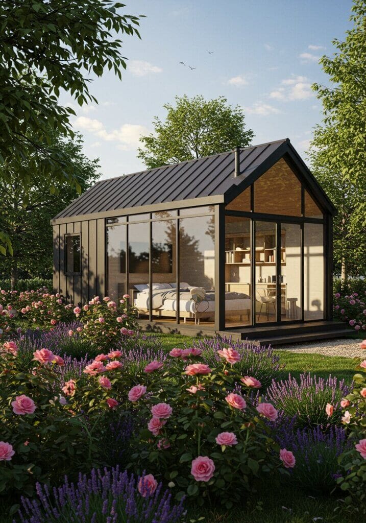 Modern Tiny House With Spectacular Garden
