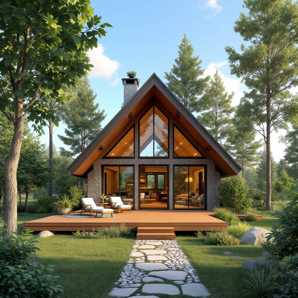 Charming Vertical Garden Tiny House