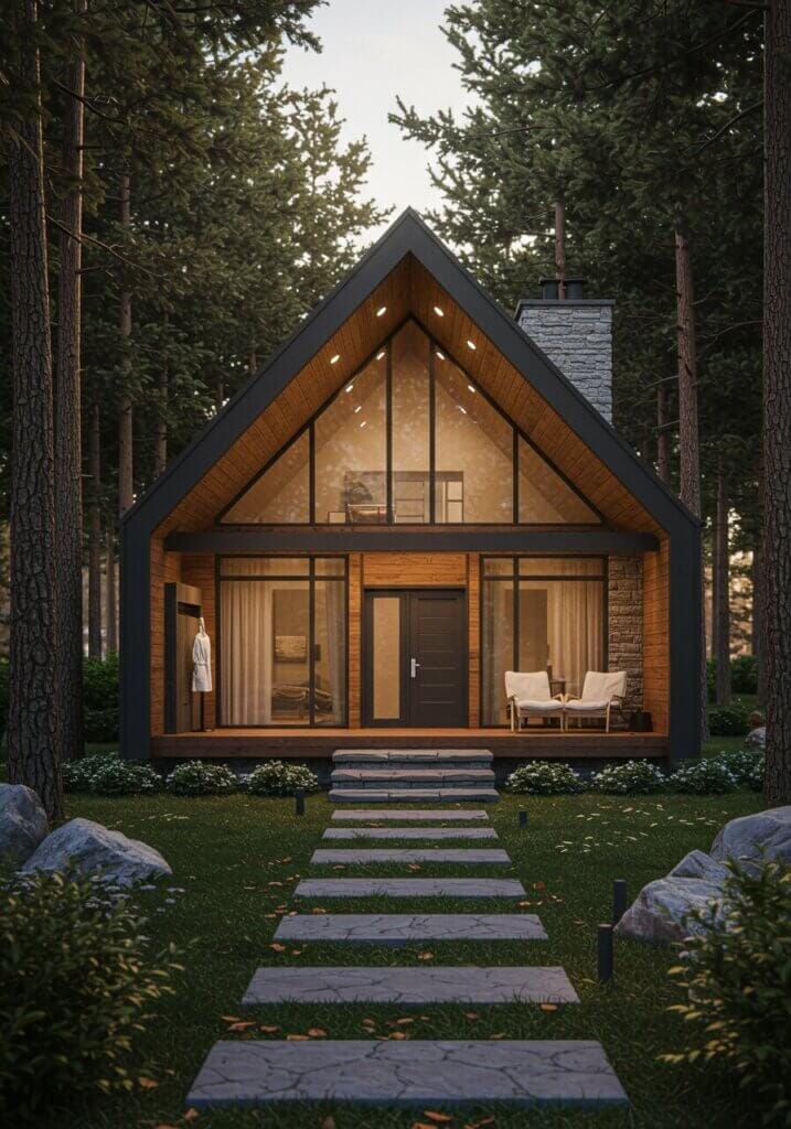 Luxury Tiny House with Bold Modern Design