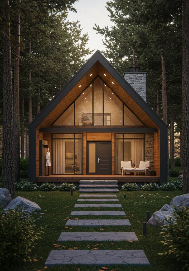 Luxury Tiny House with Bold Modern Design