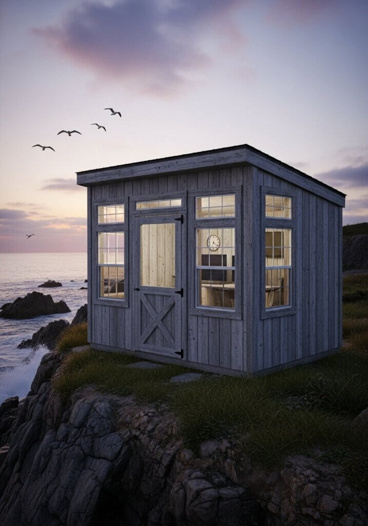 9_Coastal Cliff Office Shed
