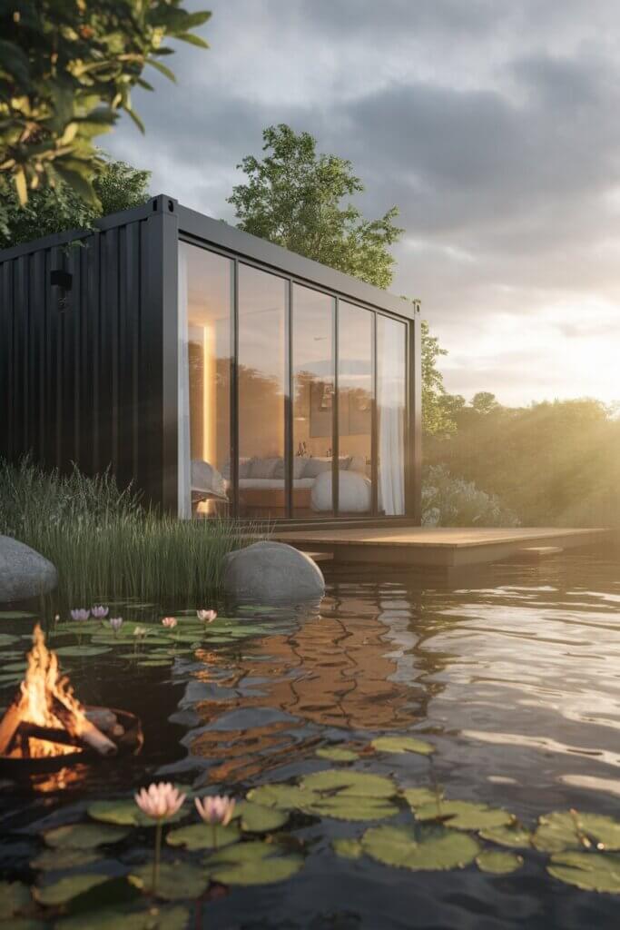 Lakeside Tranquility: Waterfront Nest