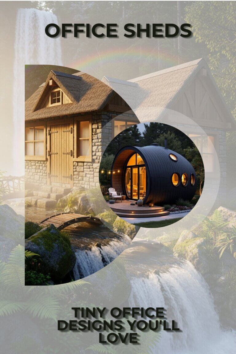 20 Stunning Office Shed Ideas for Every Landscape Office shed plans