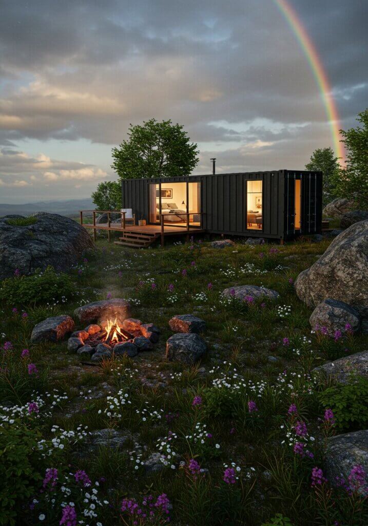 Hilltop Harmony: Rainbow Retreat