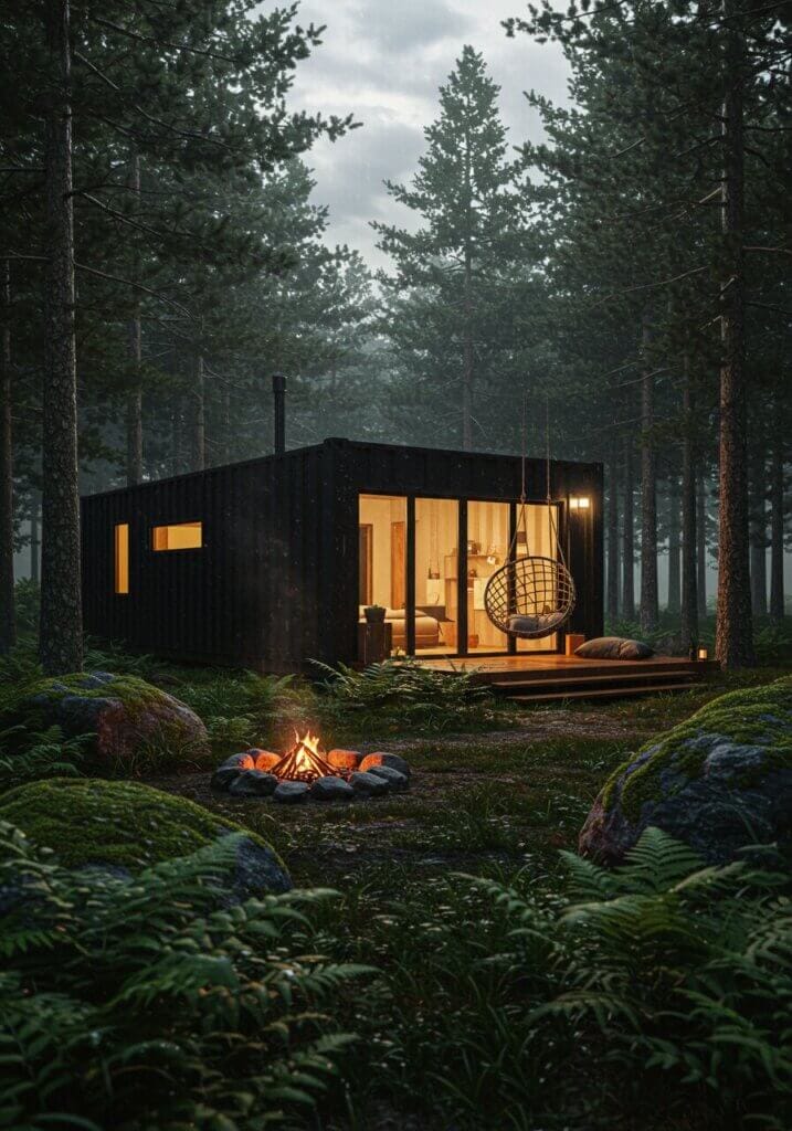 Pine Forest Peace: Nordic Nest