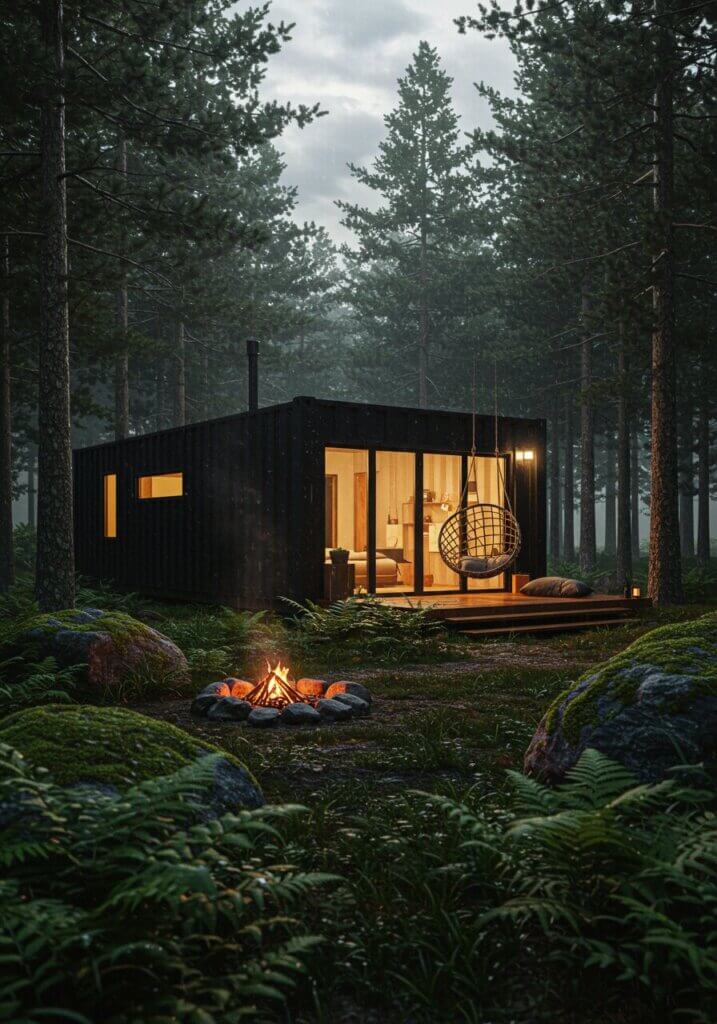 Pine Forest Peace: Nordic Nest