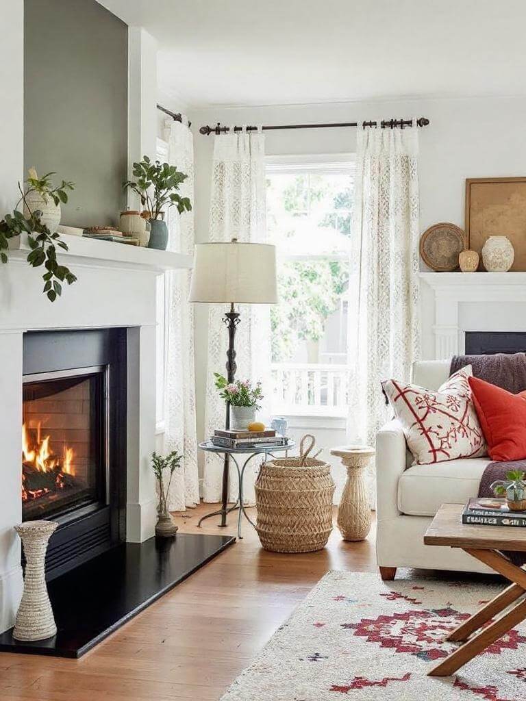 20. Seattle Cottage Charm With a Ribbon Fireplace_2