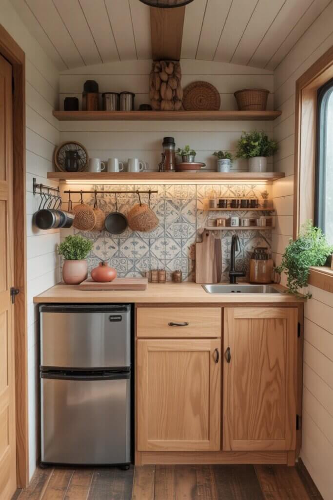 27_Rail-Ready Storage Hand-Painted Ceramic Kitchen