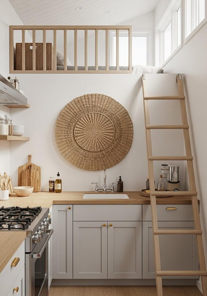 43_Climbing Rung Loft Woven Wall Kitchen
