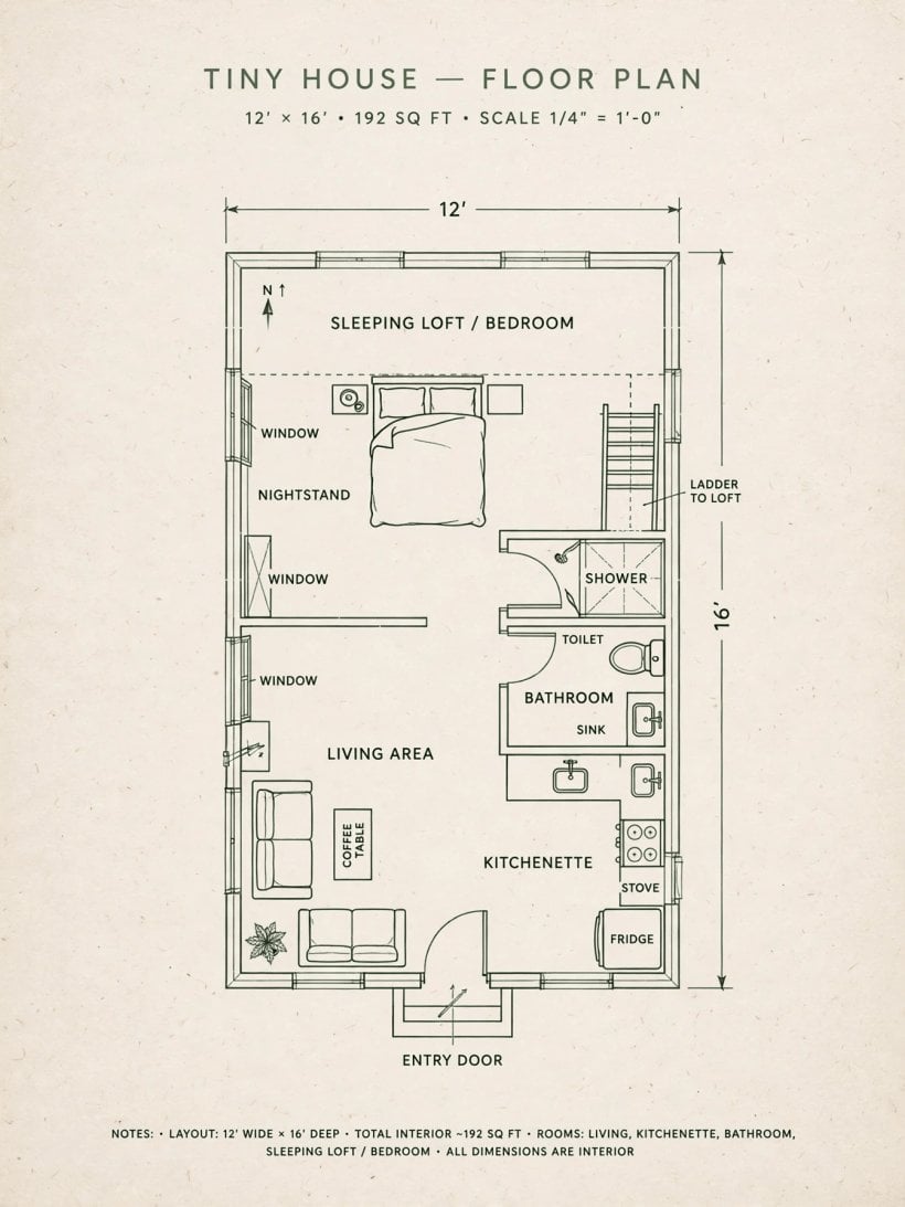 12x16 house plans