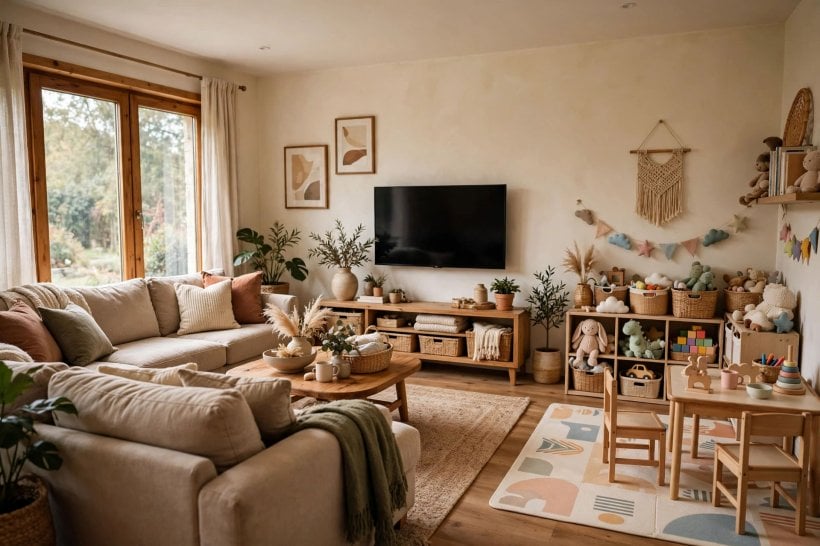 20*15: a studio divided into living and sleeping zones