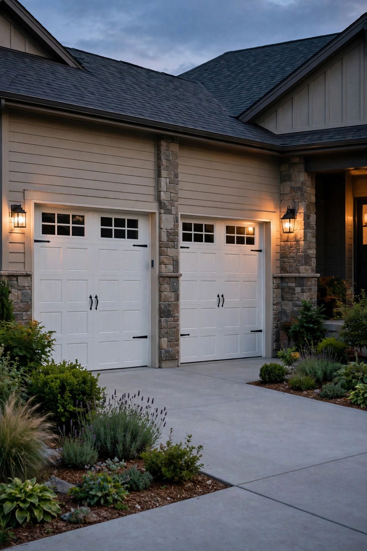 2 car garage dimensions