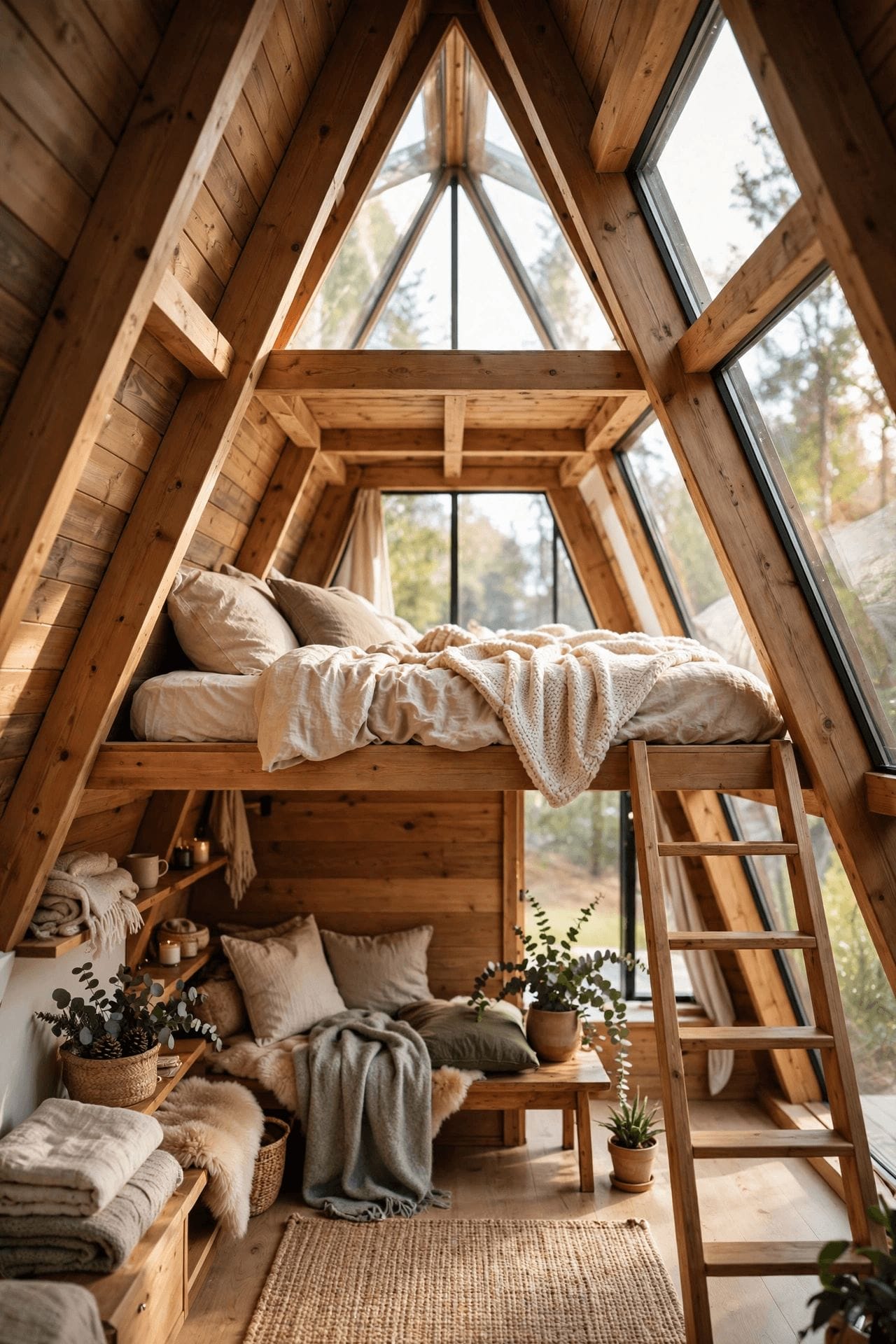 a frame tiny house design