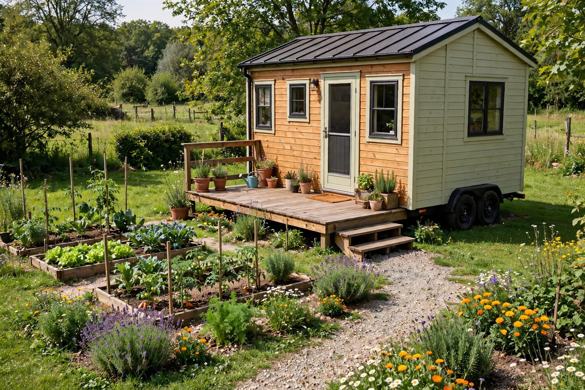 annual cost tiny house living breakdown for a small home on rented land with utilities, insurance and maintenance
